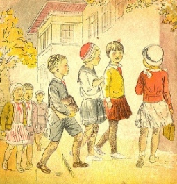 Ilustración de una revista soviética, 1937.